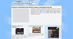 Desktop Screenshot of juegoscooperativos.com